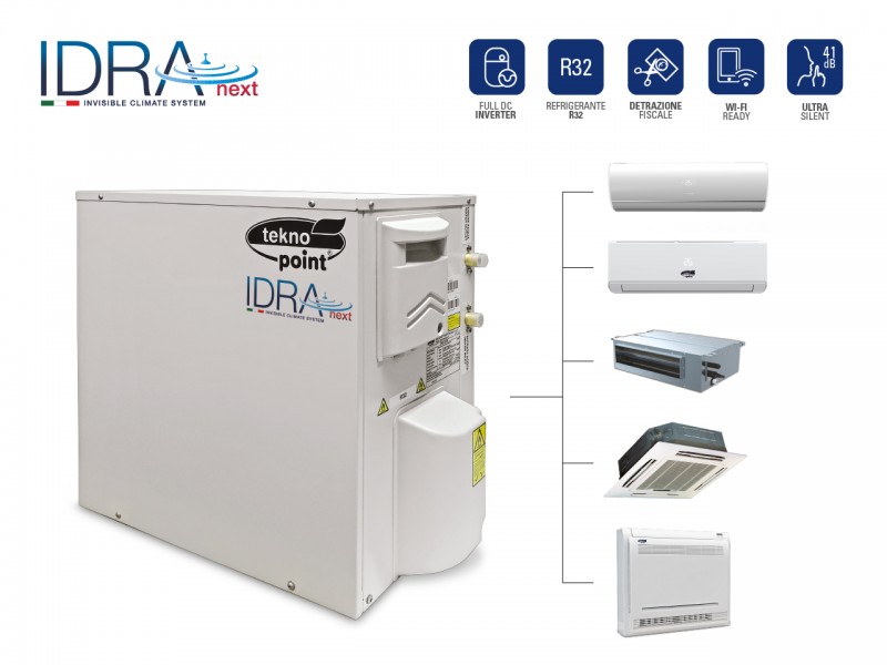 IDRA NEXT MONOSPLIT - Climatizzatore ad acqua Senza Unità Esterna